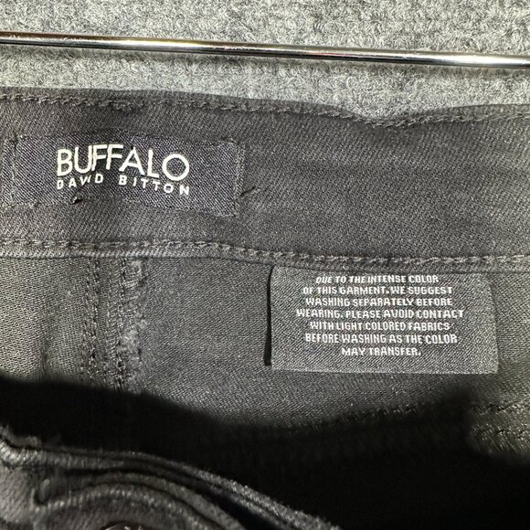 Buffalo David Bitton Jeans Womens 8 Mollie High Rise Stretch Skinny Black Cotto - Picture 5 of 9
